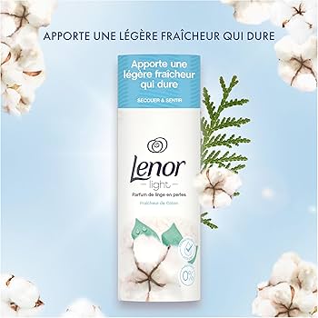 Lenor Perle Light Fraicheur de Coton 160g (x6)