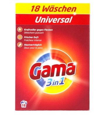 Gama Poudre 18 Lavages 1.08kg (x8)